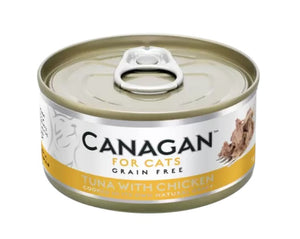 CANAGAN – 吞拿魚伴雞肉貓罐頭 75g