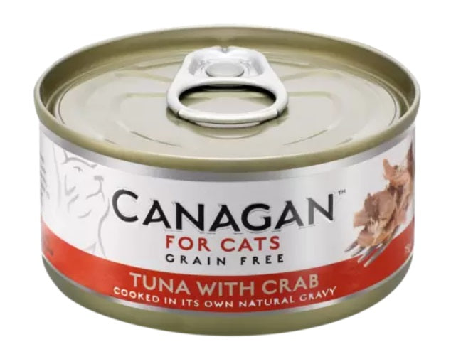 CANAGAN – 吞拿魚伴蟹肉貓罐頭 75g