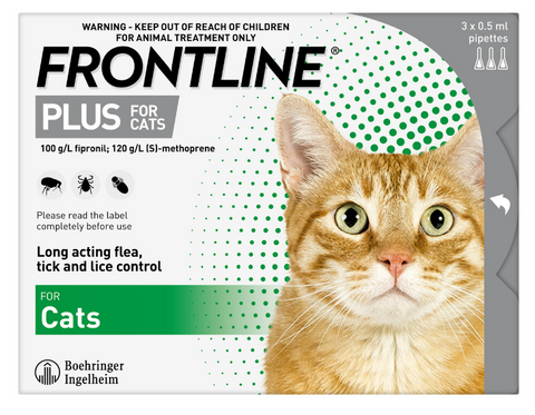 Frontline Plus (貓用) (3支) (平行進口)