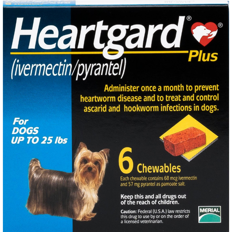 Heartgard 心臟咀嚼片 (獸醫推薦) (狗用) (6片) (平行進口貨品)