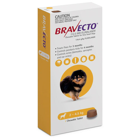 Bravecto 一錠除 殺蚤除牛蜱肉粒