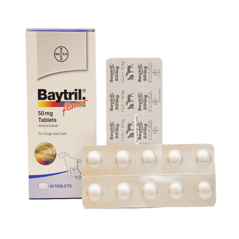 Baytril Flavour 風利片 50mg (10粒)
