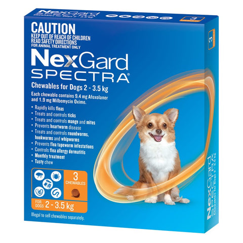 Nexgard Spectra (狗用) (3粒)