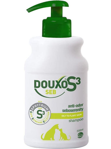Douxo S3 Seb 洗毛液 (獸醫推薦) (去脂去屑除味) (200ml)